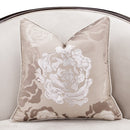 AICO Furniture Camellia Field Matching Chair in Warm Pecan