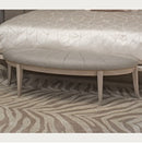 AICO Furniture Fantosini Bed Bench in Silver Mist image