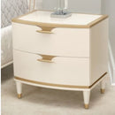 AICO Furniture La Terrazza Nightstand in Creamy Pearl image