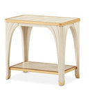 AICO Furniture La Terrazza Rectangular End Table in Silver Mist image