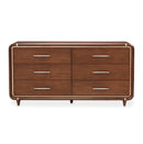 AICO Furniture Mason Park Dresser in Umber