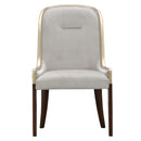 AICO Furniture Houston Assmebled Side Chair (Set of 2) in Walnut