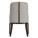 AICO Furniture Houston Assmebled Arm Chair in Walnut