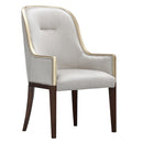 AICO Furniture Houston Assmebled Arm Chair in Walnut image
