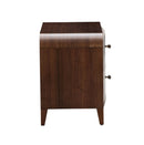 AICO Furniture Houston Large Nightstand in Walnut