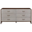 AICO Furniture Houston Dresser in Walnut