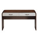 AICO Furniture Houston Vanity Desk in Walnut