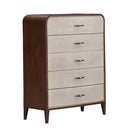 AICO Furniture Houston Chest in Walnut