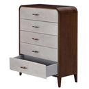 AICO Furniture Houston Chest in Walnut