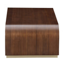 AICO Furniture Houston Cocktail Table in Walnut