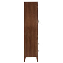 AICO Furniture Houston Display Cabinet in Walnut