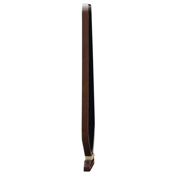 AICO Furniture Houston Vanity Mirror in Walnut
