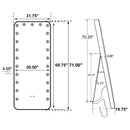 Canton Standing Mirror