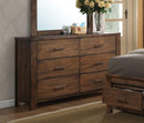 Acme Merrilee Drawer Dresser in Oak 21685