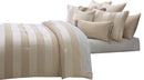 Amalfi 10-pc King Comforter Set in Sand
