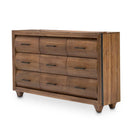 Brooklyn Walk Dresser in Burnt Umber