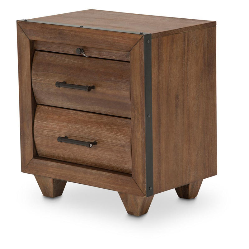 Brooklyn Walk Nightstand in Burnt Umber