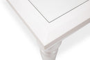 Glimmering Heights Leg Dining Table in Ivory