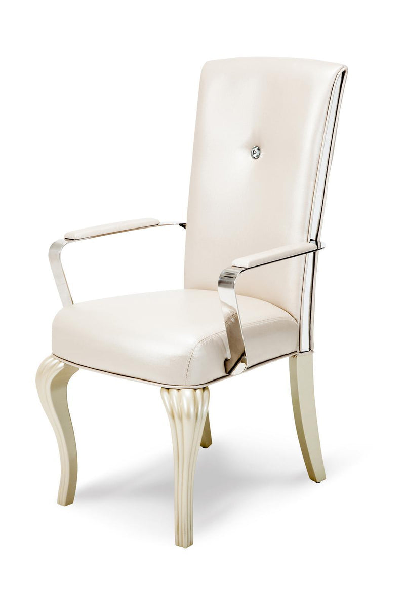 Hollywood Loft Arm Chair in Frost (Set of 2)