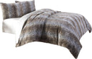 Kasbah 3-pc Queen Duvet Set in Brown