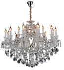 Lighting Chambord 25 Light Chandelier in Clear and Chrome