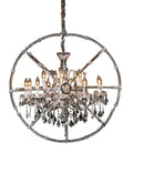 Lighting Pena 15 Light Chandelier in Clear and Chrome