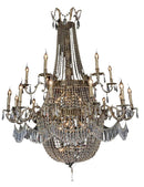 Lighting Summer Place 30 Light Chandelier in Clear and Antique