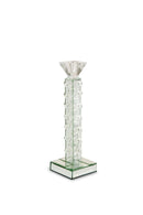 Montreal Slender Mirrored Crystal Candle Holder, Small(6/pack)