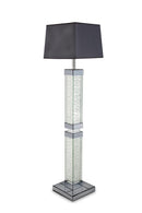 Montreal Slender Table Floor Lamp w/Crystal Accents