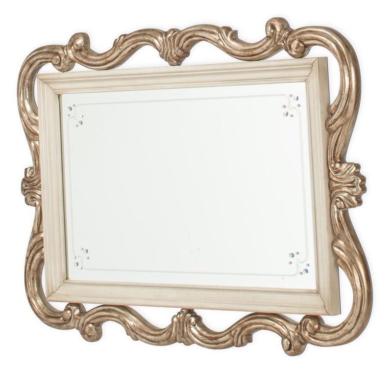 Platine de Royale Wall Mirror in Champagne
