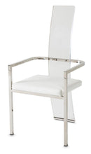 State St Arm Chair in Glossy White (Set of 2)