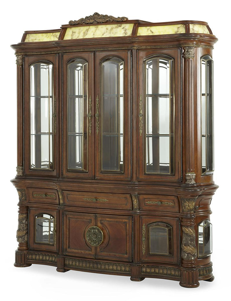 Villa Valencia China & Buffet in Classic Chestnut 72005-6LB-55