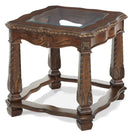 Windsor Court End Table in Vintage Fruitwood