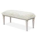 Glimmering Heights Non-Storage Bed Bench in Ivory