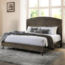 Rex 6/6-6/0 Ek/Wk Headboard, Footboard & Slats-Walnut