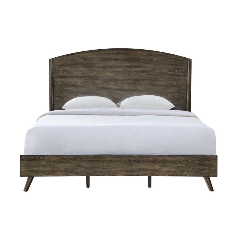 Rex 5/0 Q Headboard, Footboard & Slats-Walnut