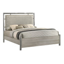 Lennox 5/0 Q Headboard, Footboard & Slat Kit-Gray