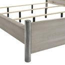 Lennox 5/0 Q Headboard, Footboard & Slat Kit-Gray