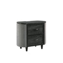 Skyline 2 Drawer Nightstand-Onyx