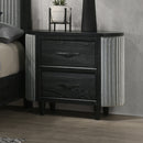 Skyline 2 Drawer Nightstand-Onyx
