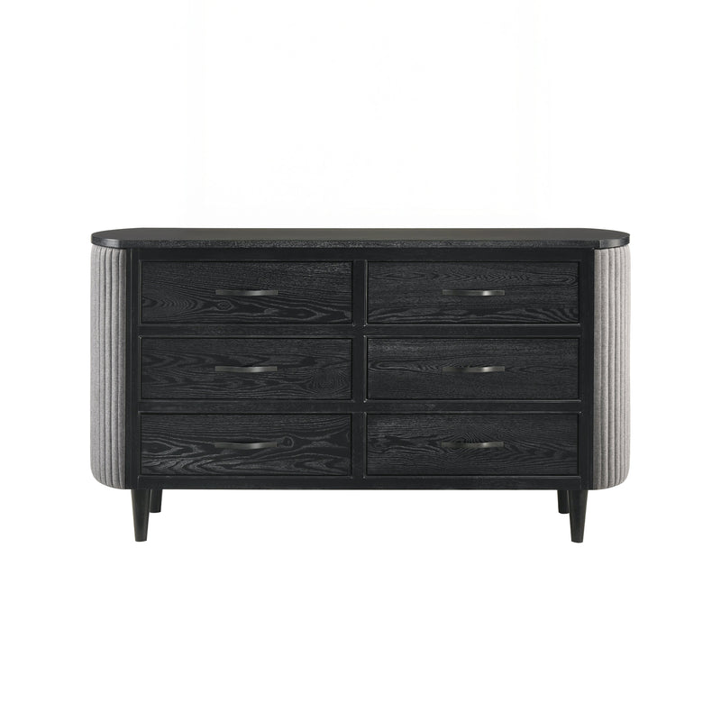 Skyline 6 Drawer Dresser-Onyx