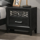 Obsidian Nightstand-Black