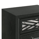 Obsidian Nightstand-Black