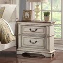 Anastasia Nightstand - Ant. White