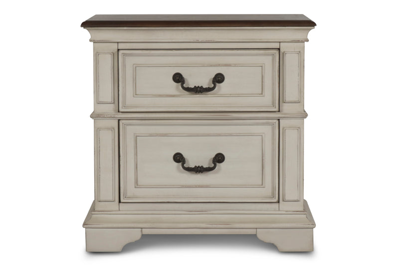 Anastasia Nightstand - Ant. White