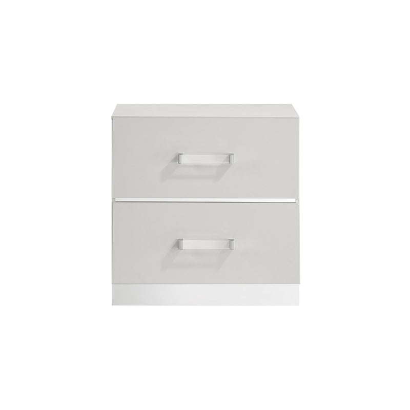 Europa Nightstand- White