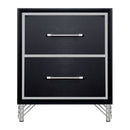 Ava 2 Drawer Nightstand-Ebony