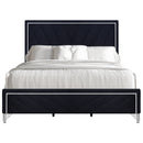 Ava 6/6 Ek Headboard, Footboard & Slat Kit-Ebony
