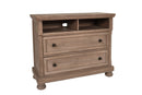 Allegra Media Console-Pewter