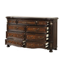 Bella Notte Dresser- Mahogany Brown